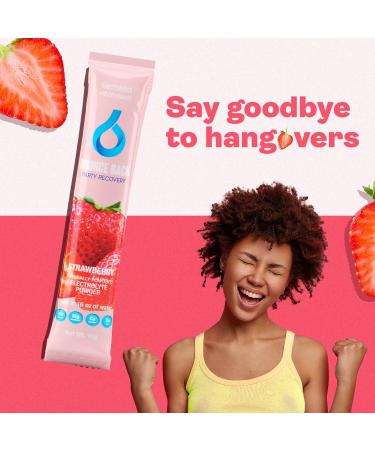 Electrolyte Hydration Packets - Party Recovery & Morning Relief | 16 Servings 7 Electrolytes & 16 Vitamins | Strawberry Flavor | Vacation Essentials - Buy Online on GoSupps.com
