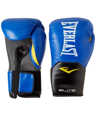 Everlast Elite Pro Style Training Gloves, Blue, 14 oz