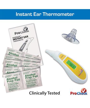 Instant Ear Thermometer with Glowing Fever Indicator | Accurate & Fast Temperature Readings - Buy Online on GoSupps.com