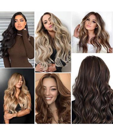 Tinashe Invisible Wire Ash Brown/Bleach Blonde Human Hair Extensions - 14 80g #T4/P10/613 - Buy Online on GoSupps.com