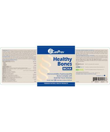 CanPrev Healthy Bones MCHA 120 Caps with Calcium Magnesium Vitamin D3 K2 & Boron 60-Day Supply - Microcrystalline Hydroxyapatite Bone Complex with Essential Trace Minerals - Healthy Bones & Teeth 120 count (Pack of 1) - Buy Online on GoSupps.com