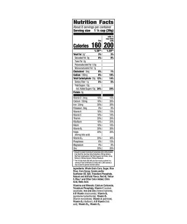 Trix Fruity Breakfast Cereal - 6 Shapes, Whole Grain - 10.7 OZ - Buy Online on GoSupps.com