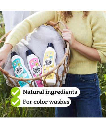 Marcel's Green Soap Washing Liquid 1L - Peach & Jasmine Scent - Buy Online on GoSupps.com