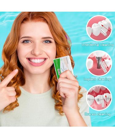 32PCS Slim Interdental Brushes & Orthodontic Flossers for Braces | Deep Cleaning Tool for 0.7-0.8mm Gaps | Best Oral Hygiene Solution - Buy Online on GoSupps.com