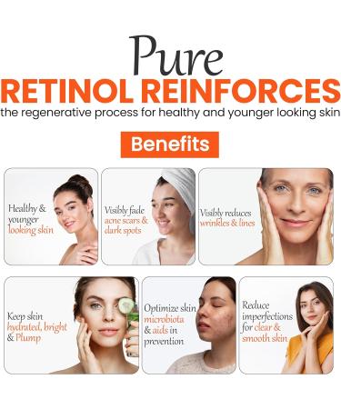 Uzuri Life Retinol Intense: Anti-Wrinkle & Anti-Aging Treatment for Fine Lines - Overnight Skincare - Buy Online on GoSupps.com