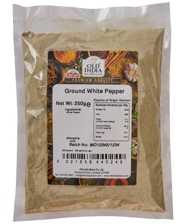 Old India Ground White Pepper 250g 250 g (Pack of 1) - Buy Online on GoSupps.com