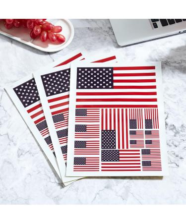 CANTENDO 3-Pack Reflective U.S. Flag Decal Set - Waterproof Vinyl Car Stickers (12 x 8.5 Inch) - Buy Online on GoSupps.com