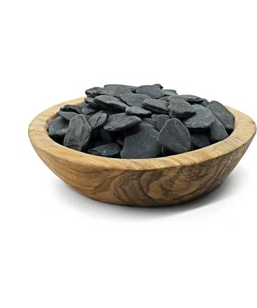 Landare Black Pebble Stones 1.8kg - Decorative Stones for Vases Aquariums & Gardens (6-10 mm) - Premium Gravel & Decoration - Buy Online on GoSupps.com
