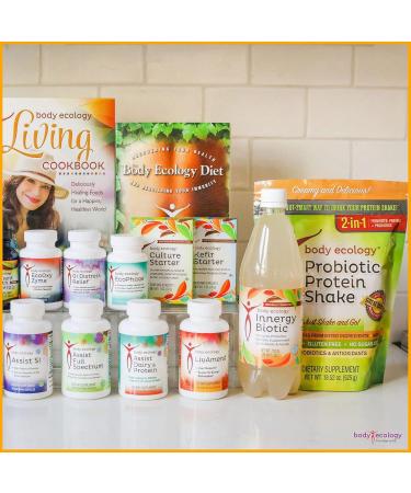 Body Ecology Probiotic Protein Shake Powder | Fermented Protein Dietary Supplement | Non-GMO | Gluten Free | Soy Free | No Sugar Added | 15g of Protein | Protein Powder | Resealable 18.52 OZ - Buy Online on GoSupps.com