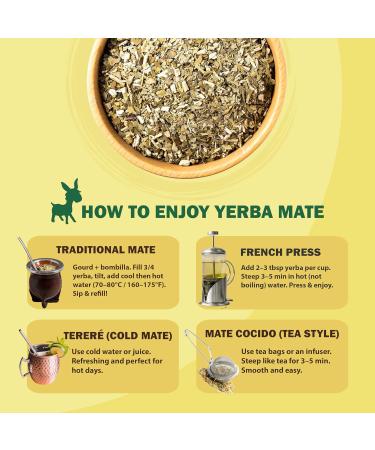 Yerba Mate Cachamate menthe et m lange de fines herbes - Buy Online on GoSupps.com