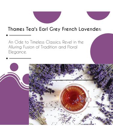 Thames Tea Tubebox - Premium Flavoured Loose Leaf Tea | Earl Grey French Lavender | Herbal Fruit Infusion | Luxury British Tea Experience - Buy Online on GoSupps.com