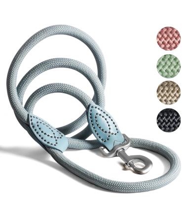 ne & no touline for dogs 1.7m i training leash i dog leash i guided leash round braided i hand loop i rope leash dog i complained i dog leash (aqua 170 cm) 170 cm aqua