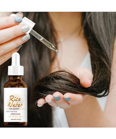 Organic Hair Growth Oil - Rice Water For Hair Growth | For Hair Growth Repairs Essential Oil For Damaged Growth - Buy Online on GoSupps.com