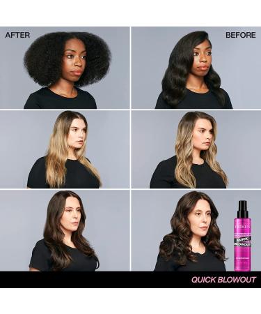 Redken Quick Blowout Heat Protection Spray 4.2 Fl Oz | Lightweight Primer for Smooth & Shiny Hair | Heat Protectant for All Hair Types - Buy Online on GoSupps.com