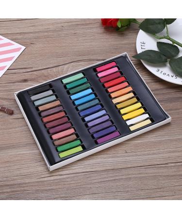 Hair Coloring Chalk Dye Tools - 36 Non-toxic Temporary Pastel Colors Kit for Instant Color Wash Out - Buy Online on GoSupps.com