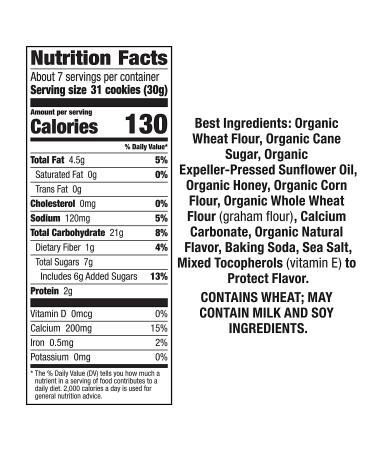 Annie's Organic Honey Baked Bunny Grahams Snacks - 7.5 oz Box (Pack of 12) | Delicious Organic Treats - Buy Online on GoSupps.com