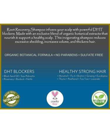 Root Recovery Follicle Stimulating Shampoo with DHT Blockers - Stronger, Healthier Hair Growth - Buy Online on GoSupps.com