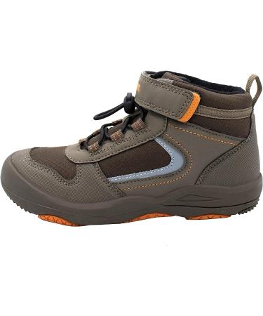Kids Non-Slip Lightweight Boots for Outdoor Activities - Brown Boomerang | Size 1 Little Kid - Buy Online on GoSupps.com