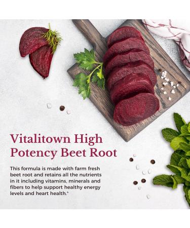Vitalitown 10 in 1 Magnesium Complex 90 Caps & Vitalitown Organic Beet Root 60 Capsules 1300mg - Buy Online on GoSupps.com