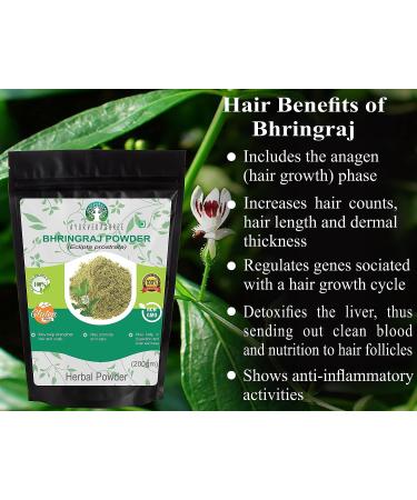 Bhringraj Powder 200g - Promotes Healthy Hair Growth | Eclipta Alba Powder - Buy Online on GoSupps.com