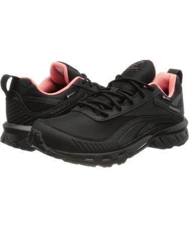 Reebok Women's Ridgerider 6 GTX Walking Shoe - Core Black / Twisted Coral - Size 40.5 EU - Lightweight & Durable for International Shipping - Buy Online on GoSupps.com