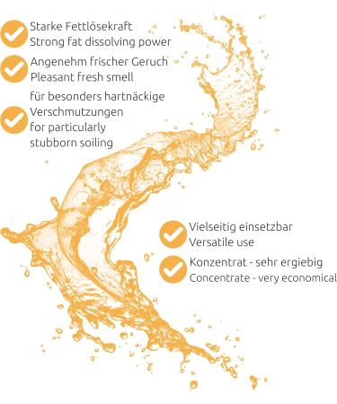 Purivita Orange Oil Clean Concentrate 500ml | High-Energy Eco-Friendly Universal Cleaner | Vegan & Fresh Fragrance - Buy Online on GoSupps.com