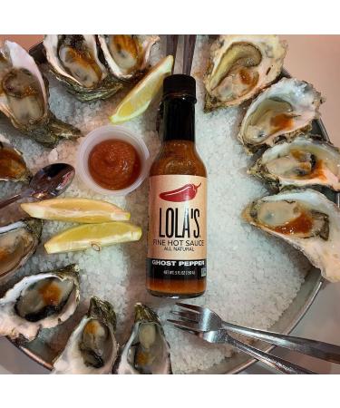 Lola's Ghost Pepper Hot Sauce | 5 Fl Oz | All-Natural, Gluten-Free, Keto | Perfect for Eggs, Nachos & Brats - Buy Online on GoSupps.com