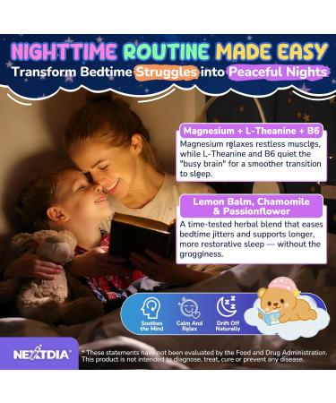 Kids Magnesium Glycinate Gummies + Calcium + Omega 3 - Kids Sleep & Calm Gummies Melatonin Free Magnesium Gummies + L-theanine B6 D3 & K2 Zinc C for Restful Sleep Bones Brain & Immunity 2 Pack 60 Count (Pack of 2) - Buy Online on GoSupps.com