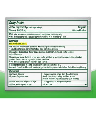 Dulcolax Fast Relief Medicated Laxative Suppositories 28 Count and Colace Clear Stool Softener Soft Gel Capsules Constipation Relief 50mg 28 Count Bundle - Buy Online on GoSupps.com