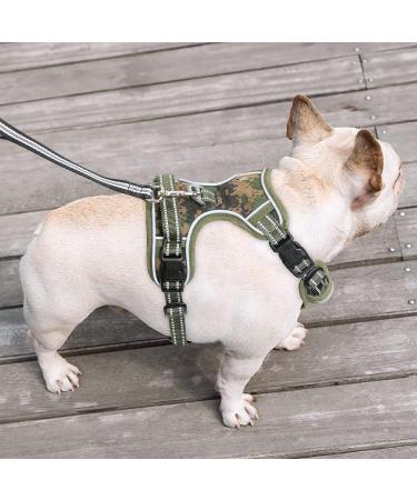  Shop Heele Dog Crockery & Adjustable Reflective Harness for Medium Dogs - Breathable Anti-Pull Padded Handle Floral-Black Design | International Shipping  - Buy Online on GoSupps.com