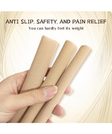 5 Pieces Cutable Silicone Toe Protection Cushion Tube - Gel Bandage for Corns Blisters & Calluses - Available in S M L Sizes for Men & Women - Buy Online on GoSupps.com