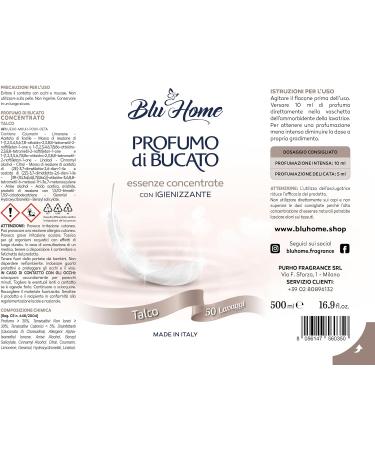 Buy BLU HOME Laundry Perfume Concentrated - Talcum 500 ml | International Shipping Available - Buy Online on GoSupps.com
