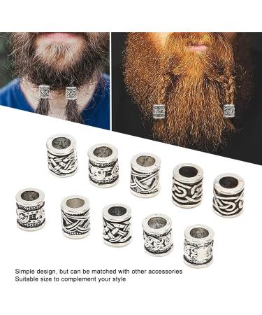 Viking Beard Beads & Nordic Dreadlock Beads - DIY Craft Jewelry & Hair Accessories - Buy Online on GoSupps.com