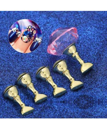 LANTRO JS Nail Holder for Perfect Nail Art - Crystal Base Holder False Nail Tip Practice Stand - Buy Online on GoSupps.com