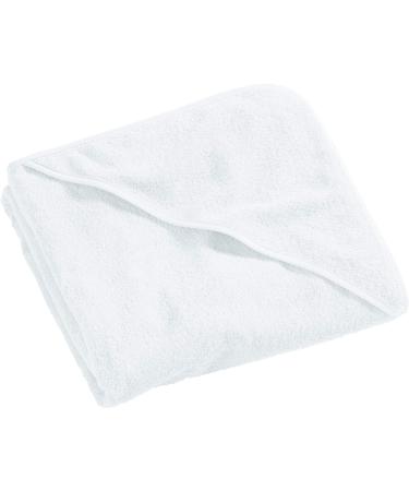 Erwin M ller Children's Habtbade towel hooded towel uni frottier white size 140x140 cm - soft fluffy strong suction -strong 100% cotton (other colors sizes) hooded bathtop 140x140 cm white