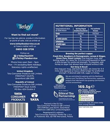 Tetley Variety 90 Tea Bags (2 Pack) - Buy Online on GoSupps.com