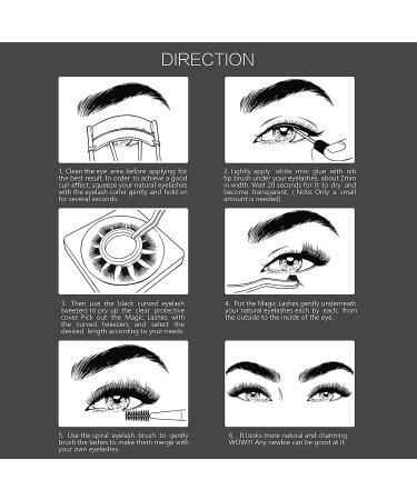 DIY Eyelash Extensions - 3D Individual Lashes Set with C Curl, 10MM Volume Clusters - Buy Online on GoSupps.com