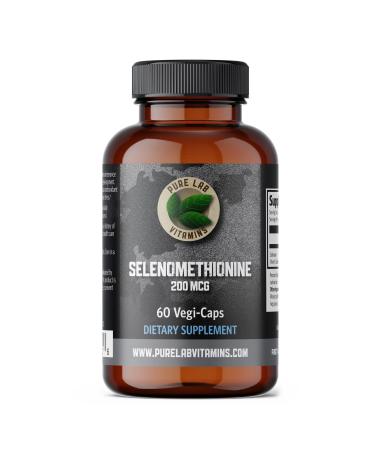 Pure Labs Vitamins Selenomethionine 200mcg 55 GR