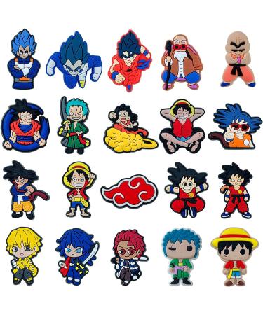 Shoe Charms for Boys Girls | Cool Cartoon Anime Charms for Kids & Men | Crock Charms for Bracelets & Sandals - Set of 50 - Buy Online on GoSupps.com