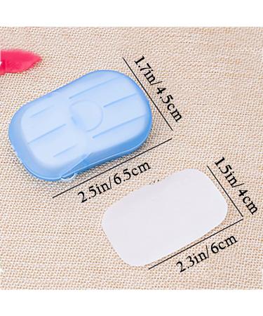 Aesackir 20 Pack with 400 Sheets in 5 Colors Portable Foaming Hand Soap Sheets Rich Bubble Deep Cleaning Travel Size Paper Soap Easy to Rinse - Buy Online on GoSupps.com