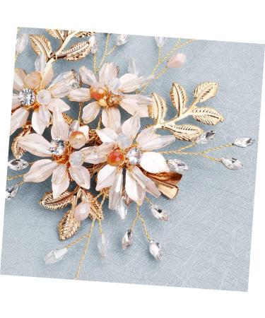 MAGICLULU Women Barrettes Bride Hair Clip Wedding Hairpin Fashion Hair Clips Girl Hair Clip Crystal Hairpin Women Hair Pin - Buy Online on GoSupps.com
