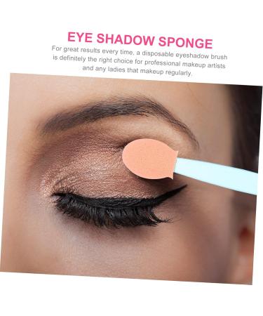 Beavorty Sponge Eyeshadow Stick Eye Makeup Applicator 200 pcs Professional Double-headed Eyeshadow s Short Eyeshadow Applicator 6.5x1.3cmx2pcs Bluex2pcs - Buy Online on GoSupps.com