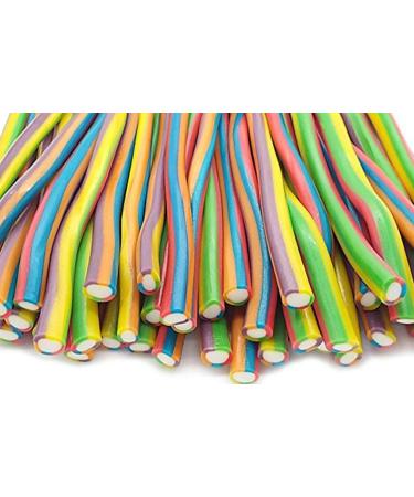 Rainbow Tutti Fruity Cable Pencil Sweets Long HALAL 1200g / 100 pieces