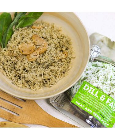 Wild Garden Dill & Fava Pilaf - 100% All-Natural, Ready to Eat, Microwavable 8.8 oz - Buy Online on GoSupps.com