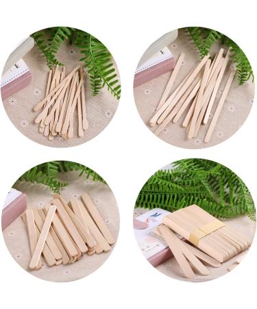 Whaline 4 Style Assorted Wax Spatulas - 500 Piece Wood Craft Sticks - Buy Online on GoSupps.com