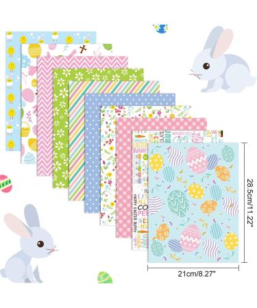 FEPITO Easter Day Pattern Paper Set - 30 Sheets A4 Size Double Sided Decorative Paper for Card Making and Scrapbook Decoration - 10 Patterns Included - Buy Online on GoSupps.com