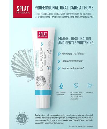 Splat Professional Series Toothpaste | Bioactive Calcium Enamel Restoration | Sensitivity Reduction - Buy Online on GoSupps.com