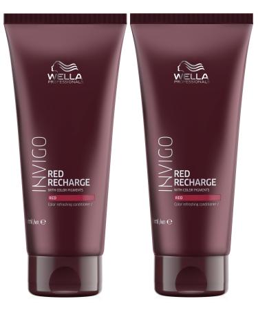 2x Red Recharge Color Refreshing Conditioner Invigo Wella Professionals 200 ml each 400 ml