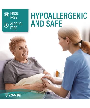 Biodegradable XXL Body Wipes for Adults - 50 Large 12x12 Shower Wipes for Camping, Gym, and Travel - Body and Face Cleansing Wipes for Men and Women - Buy Online on GoSupps.com