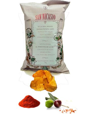 SAN NICASIO fries with Pimentn de la Vera DOP box of 14 bags of 150gr - Buy Online on GoSupps.com